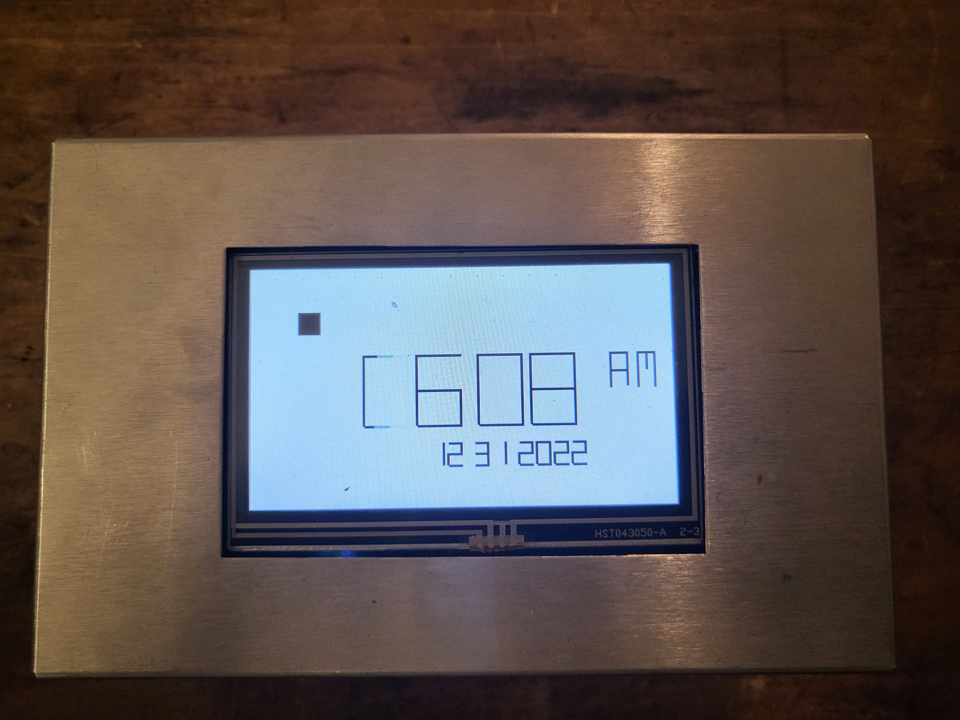 Central LCD screen